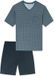 Schiesser Pyjama Comfort Nightwear 181161 Graphit Maat M