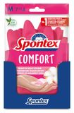 Spontex Comfort huishoudhandschoenen, maat M, 12 paar