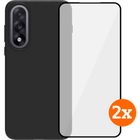 BlueBuilt OnePlus Nord 5 Back Cover Transparant + Screenprotector Glas Duo Pack