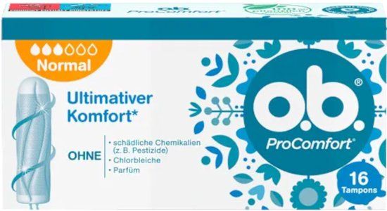 O.B. Tampons Comfort Normal 16pcs