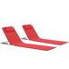 VidaXL Tuinstoel Terras Polyester Rood
