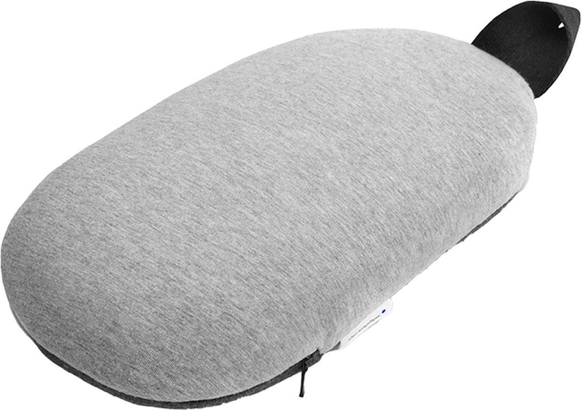 Ostrichpillow Heatbag Kruik met Hoes - Duurzame Kleivulling - Lichtgrijs