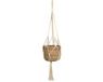 Natural Living Hangende macramé met plantenhanger van zeegras H120CM