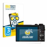 BROTECT Screenprotector 3 Stuks voor Canon PowerShot G7 X Mark III Beschermglas transparant