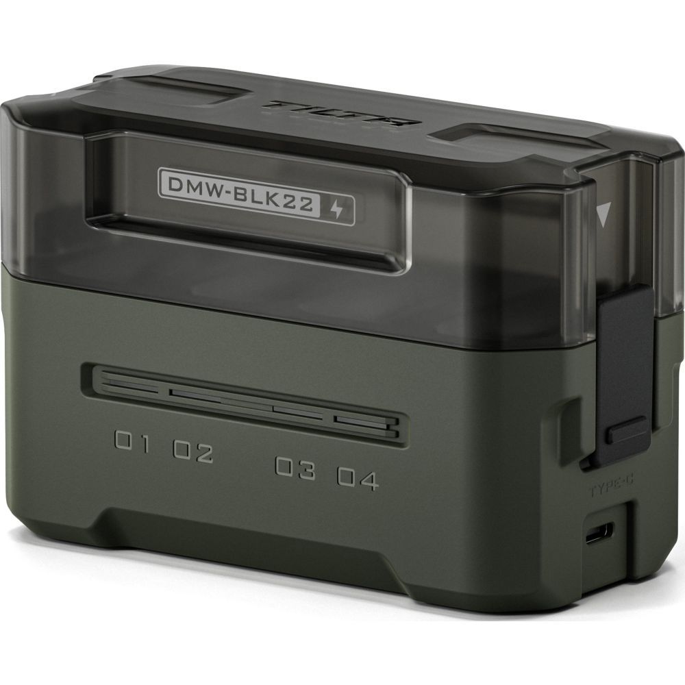 Tilta Portable Charging Station for DMW-BLK22 - Green