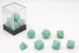 Dobbelstenen Pastel Turquoise 7 set