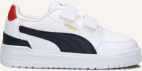 Puma Shuffle Downtown Lo Ps Sneakers - Jongens - Wit - Maat 31