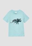 s.Oliver T-shirt lichtblauw met pailletten
