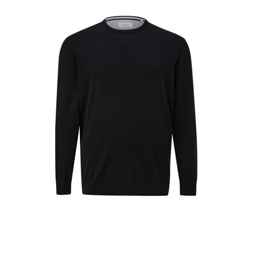 s.Oliver Big Size trui Plus Size zwart