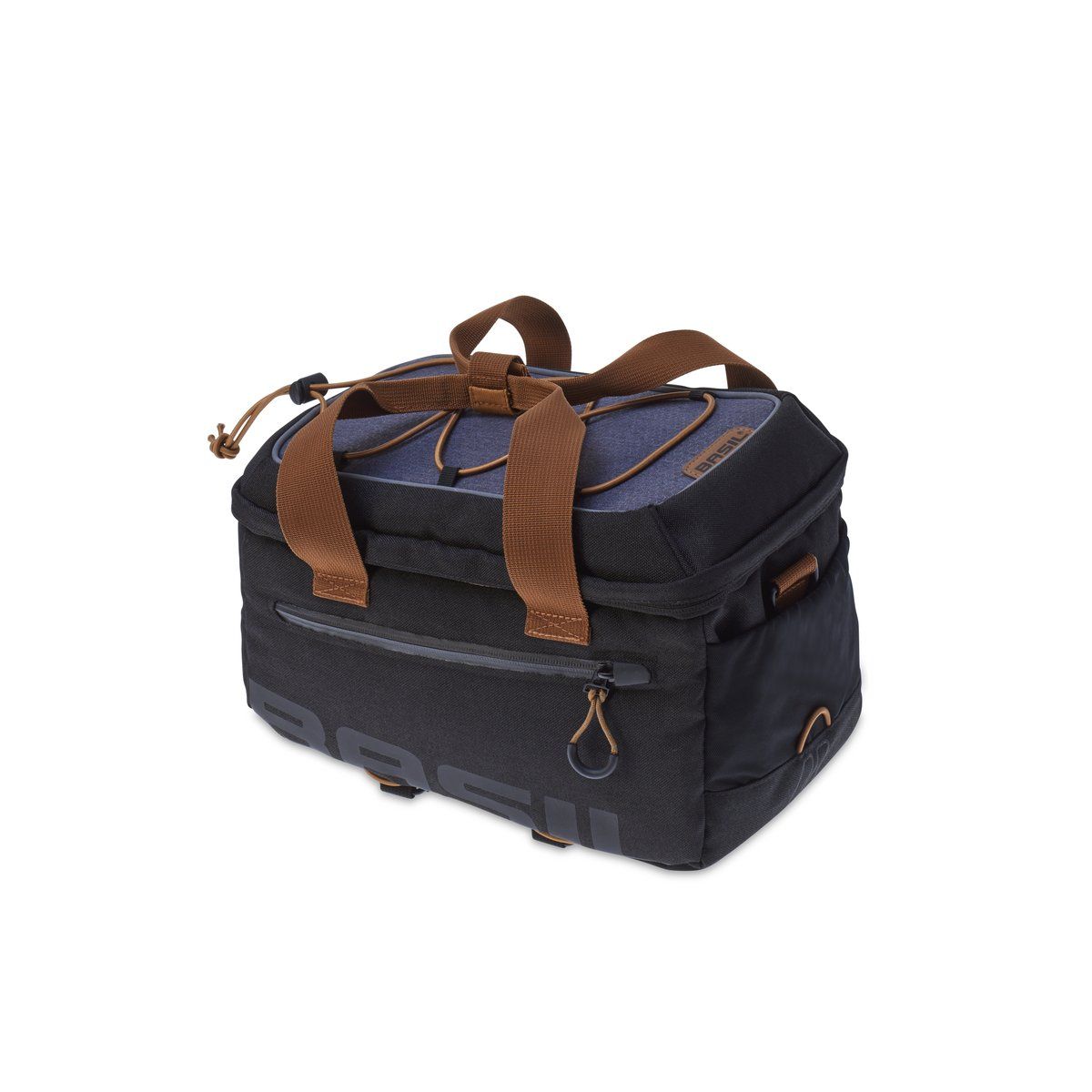 Basil Miles Single Pannier - 7L - Black/Brown