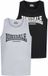 Lonsdale Averham singlet, normale pasvorm, set van twee