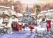 Bluebird Puzzle kerstpuzzel Village and Santa - 1500 stukjes