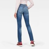 G-Star Midge Slim Straight Wmn Jeans Dames 23/32 Medium Indigo Aged