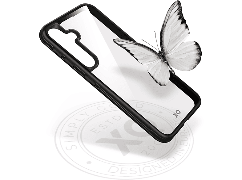 Xqisit Borboleta Telefoonhoesje Voor Samsung Galaxy A35 Zwart