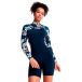 Roxy Shorty à Manches Longues Avec Fermeture éclair Frontale Pour Femme Swell Natural 2/2 mm