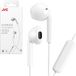 JVC HAF17MW oordopjes hoofdtelefoon met microfoon en afstandsbediening - wit