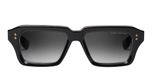Dita Detron Lunettes de soleil rectangulaires unisexe noires grises