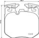 BREMBO P 06 106 Jeu de plaquettes de frein pour BMW Série 3 G20/G21, Série 5 G30/G31, Série 7 G11/G12, Série 4, Série 6, Série 8, X5, X6, X7 G07, Série 4 G26, Série 2 G42, X3, X4