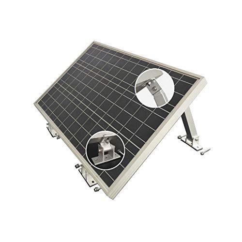 enjoy solar Aluminium verstelbare houder met hellingshoek, 10 - 30 graden, voor zonnepaneel, geschikt voor alle modulebreedtes