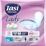 IASI Discreet Lady maandverband voor zwakte van de blaas, licht en matig, maat XL, 10 stuks