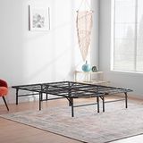 Linenspa Metalen bedframe - opklapbed 160 x 200 cm, 2-zits - met 33 cm opbergruimte onder de lattenbodem en poten - gemonteerd in 5 minuten - 2 personen