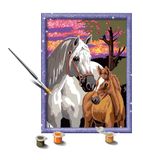 Ravensburger CreArt Sunset Horses - Schilderen op nummer voor kinderen