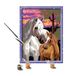 Ravensburger CreArt Sunset Horses - Schilderen op nummer voor kinderen