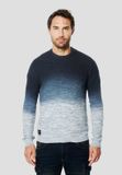 Koroshi Jersey Jersey XL Navy Coton Manches Longues Hommes Adultes Coupe Regular