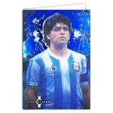 Kaart Celebrity Icons Officiële licentie Sidney Maurer Argentijnse professionele voetballer - witte open kaart 23 x 17 cm met witte envelop 12 x 17,5 cm - voor verjaardag vertrek verzamelaar