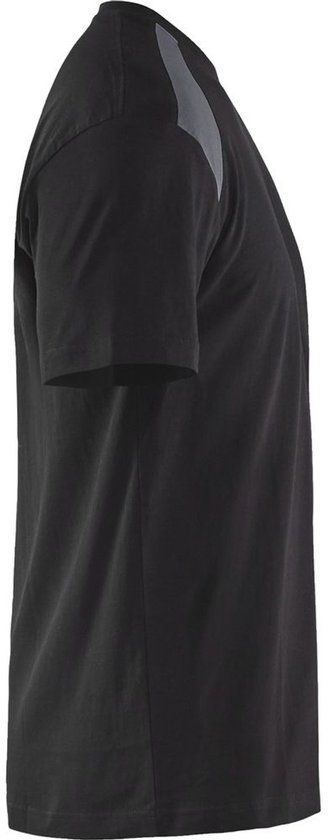 Blåkläder T-shirt bi-colour 3379-1042 - Zwart/Medium grijs - XL