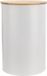 Orion Contenant alimentaire Métal Blanc avec couvercle en bambou WHITELINE 800 ml