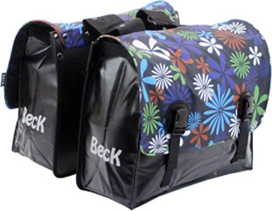 BECK Classic Rising Sun - Dubbele fietstas - 45L - Canvas - Print