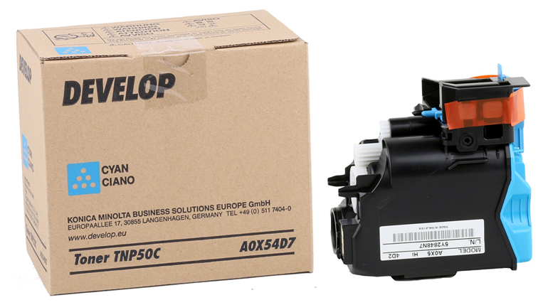 Develop A0X54D7 toner cartridge cyaan