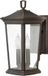 Hinkley LED Wand Buitenlamp Bromley | 2X E14 Max 60W | IP44 | Dimbaar | Oil Rubbed Bronze