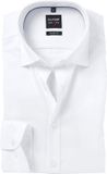 OLYMP Level 5 Body Fit Chemise - Blanc - Structure Diamant - Facile à repasser - Tour de cou 46