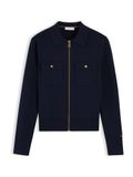 TOMMY HILFIGER Gebreid vest donkerblauw