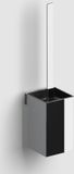 Clou Fold Toiletborstelgarnituur Chroom RVS 8x10 cm