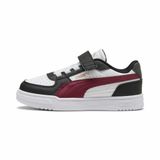 Puma CAVEN III AC+ PS Sneaker, Black-Team Regal RED White, 1 UK Enfant