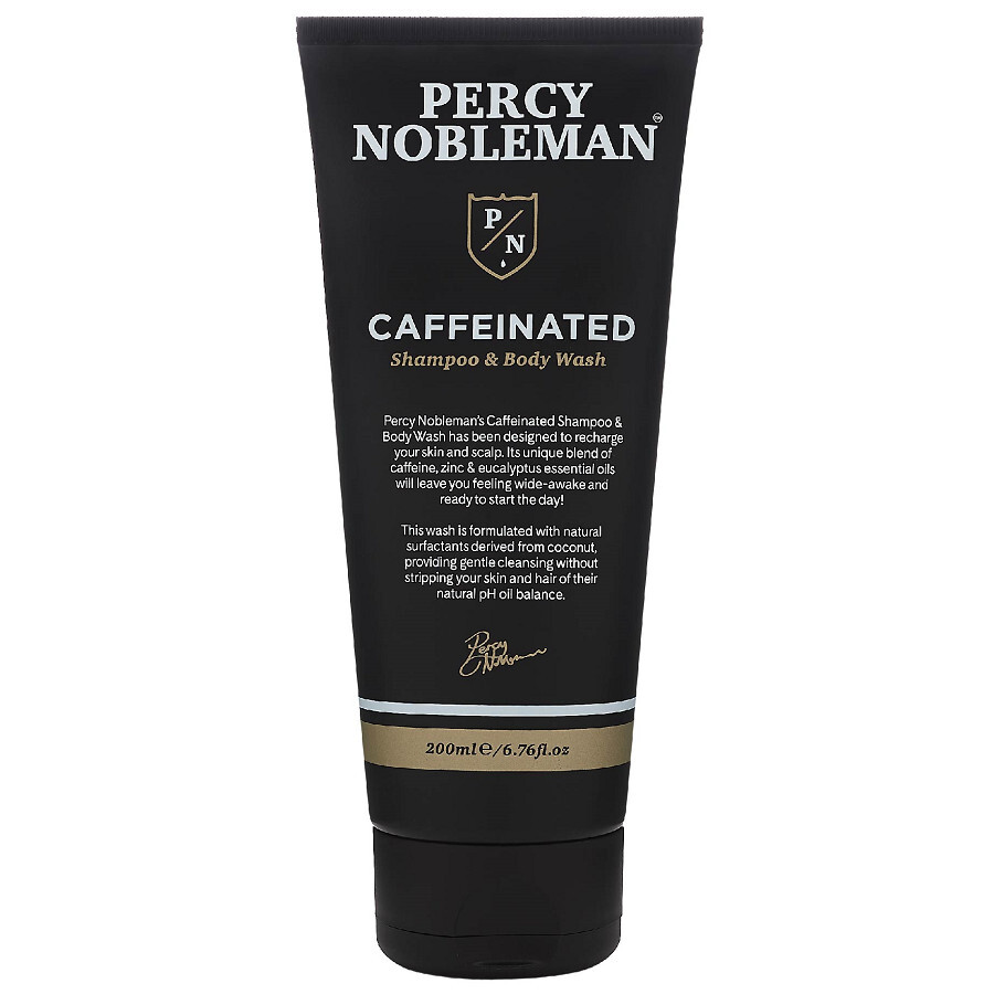 Percy Nobleman Caffeinated Shower & Body Wash - 200 ml - Douchegel