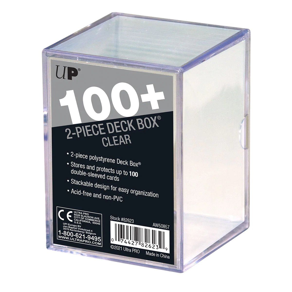 2-Piece Storage Box Clear 100+