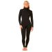 Rip Curl Dawn Patrol 4/3 mm combinaison de plongée à manches longues et zip poitrine pour femme