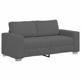 vidaXL Loveseat Bank Corduroy Stof Donkergrijs 180x77x82 cm