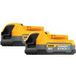 Dewalt – Lot De 2 Batteries Li-ion 1,7ah 18v – Technologie Powerstack – Compacte Et Légère – Idéale Pour Outils 18v