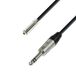 Adam Hall K4BYV0600 audiokabel 6 m 6.35mm 3.5mm Zwart