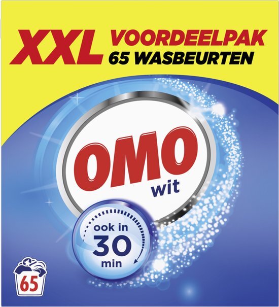 Omo Wit Waspoeder - 65 wasbeurten - Wasmiddel