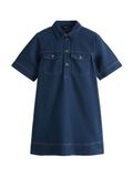 Next - Dames - Mini-overhemdjurk in utility-stijl - Blauw