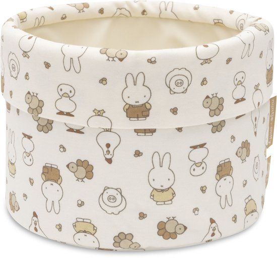 Jollein Commode Mandje - Miffy Family Farm - Ø19 cm