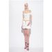 PINKO Girona Gonna Drill Lavato Purity White Taille: 44 | Jupes en jeans Outlet | Femme | Blanche