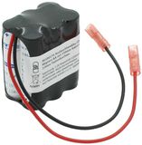 AccuCell batterie d'éclairage de secours NiMH 7.2V 1100mAh F2x3 Mignon AA avec câble de 150mm et douilles faston de 2.8mm