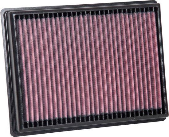 K&N 33-3131 Luchtfilter voor Ford Focus IV 1.0 & 1.5 (incl. 2.0 Diesel 2018), Rood